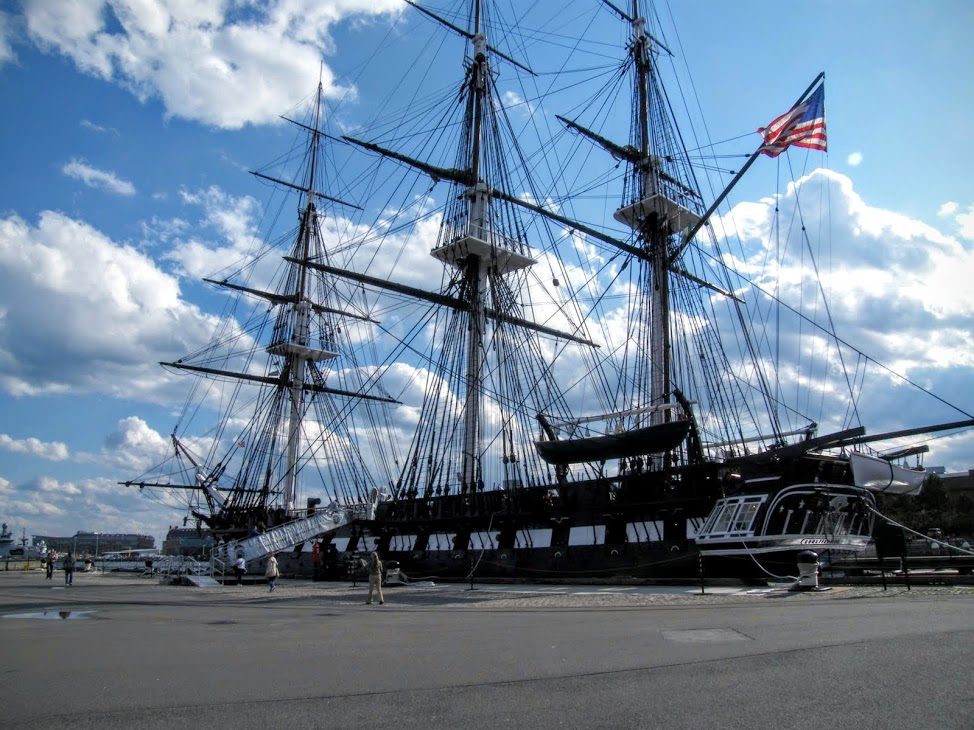 USS Constitution at the Charlestown Navy Yard