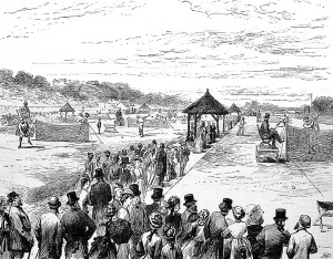 First Wimbledon Championships, 1877.