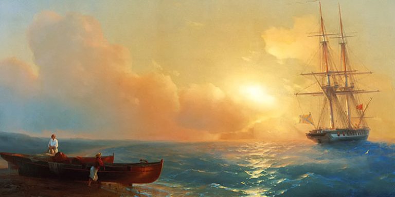30 Romantic Russian Paintings of Ships at Sea by Ivan Aivazovsky