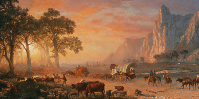 American West By Albert Bierstadt, Most Famous American Landscape Painters