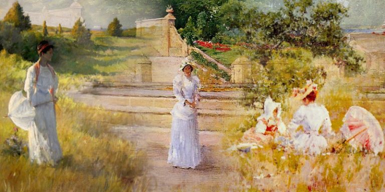 A Slice of American Life in a Gilded Age by William Merritt Chase