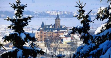 Wernigerode Castle in the Harz Mountains of Germany
