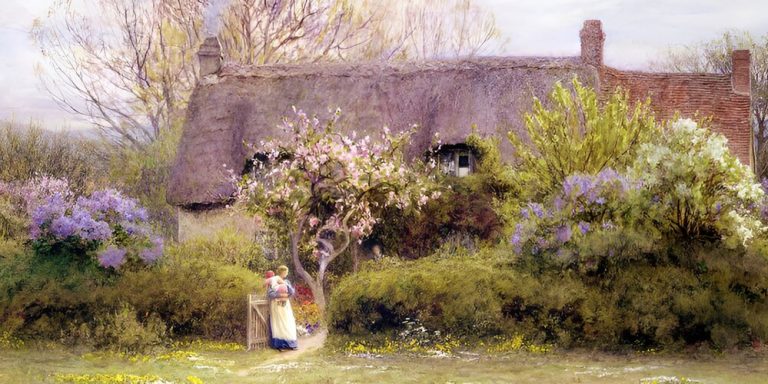 20 Beautiful Cottage Paintings by Victorian Artist Helen Allingham
